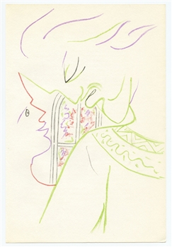 Jean Cocteau original lithograph