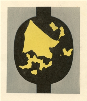 Jean Arp pochoir Berggruen 1955