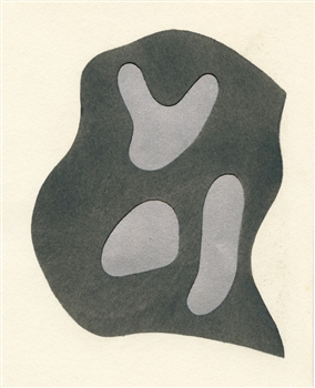 Jean Arp pochoir Berggruen 1955