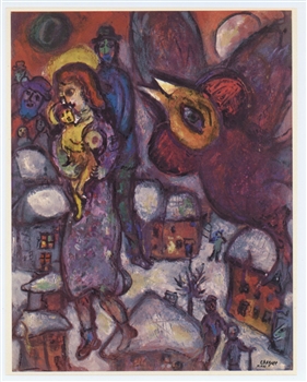 Marc Chagall "The Flight" 1968