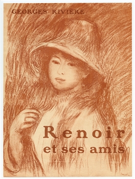 Pierre-Auguste Renoir lithograph "Tete de Jeune Fille"