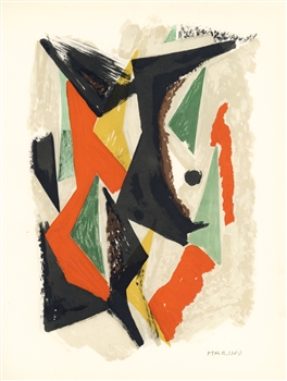 Marino Marini lithograph Composition