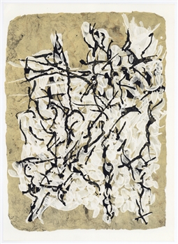 Jean-Paul Riopelle original lithograph, 1966, Derriere le Miroir