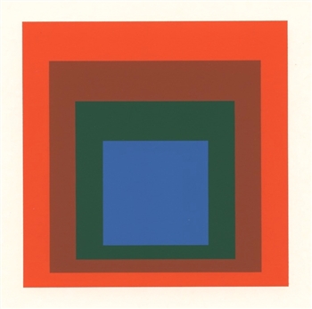 Josef Albers silkscreen "Homage to the Square"