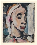 Georges Rouault pochoir "Delphine" for Visages