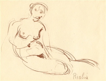 Francis Picabia (Femme femme allongee) 1920