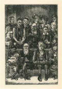 John Sloan original etching Of Human Bondage