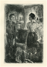 John Sloan original etching Of Human Bondage