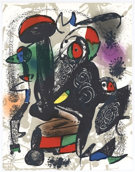 Joan Miro Original Lithograph III 1981