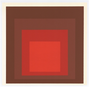 Josef Albers silkscreen "Homage to the Square"