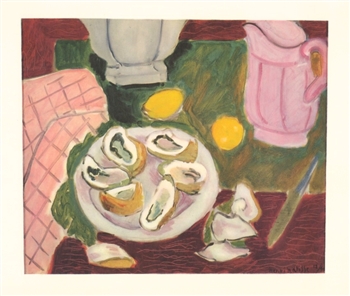 Henri Matisse pochoir Nature morte aux huitres