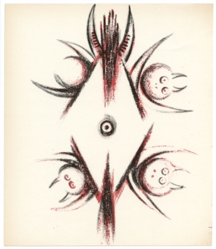 Wifredo Lam original lithograph, 1947