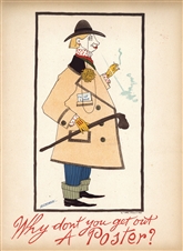 Meriman lithograph poster