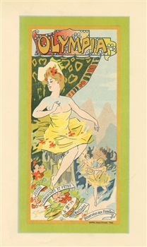 Ferdinand Misti lithograph poster Olympia