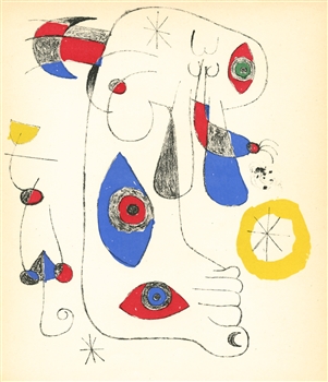 Joan Miro original lithograph | Surrealisme en 1947