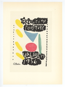 Pablo Picasso lithograph poster Mourlot Vallauris