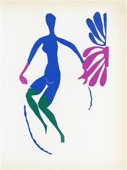 Henri Matisse lithograph "Nu Bleu"
