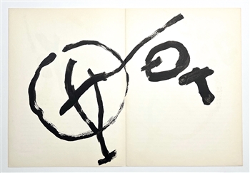 Pierre Tal-Coat original lithograph, 1962