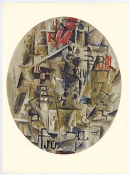 Georges Braque lithograph La bouteille de rhum