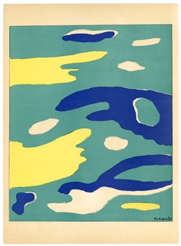 Fernand Leger original lithograph "L'Eau" (Water)