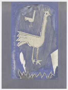 Georges Braque original lithograph "Le coq"