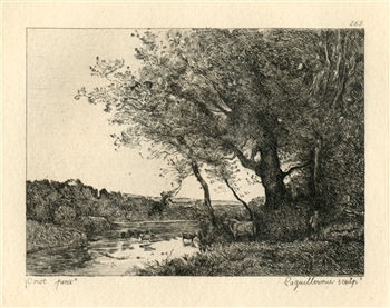 Jean-Baptiste Corot etching