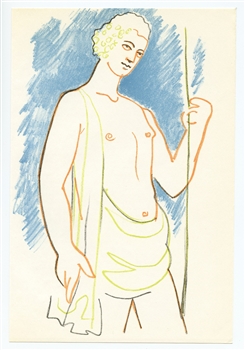 Jean Cocteau original lithograph