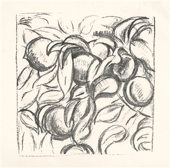 Matisse lithograph Fruits et feuillages Cezanne