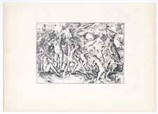 Ker Xavier Roussel lithograph Bathers Cezanne