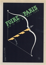 F. L. Mary lithograph poster Foire de Paris