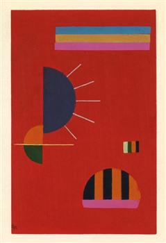 Wassily Kandinsky pochoir Kurz