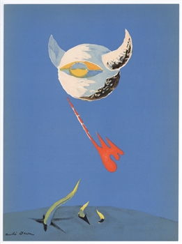 Andre Masson original lithograph "The Moon"