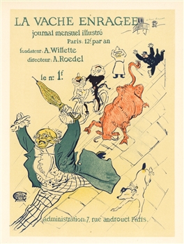 Toulouse-Lautrec lithograph poster