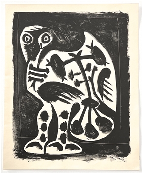 Pablo Picasso Great Owl lithograph