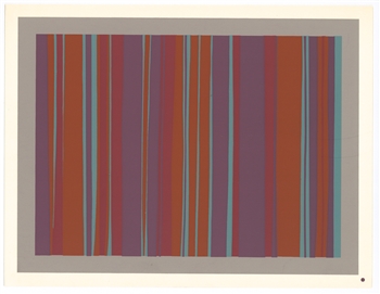 Josef Albers silkscreen Interaction of Color, 1963