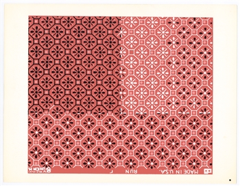 Josef Albers silkscreen Interaction of Color 1963