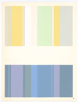 Josef Albers silkscreen | Interaction of Color, 1963