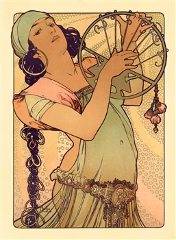 Alphonse Mucha lithograph Salome