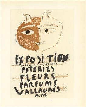 Pablo Picasso lithograph poster Mourlot