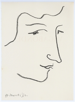 Henri Matisse original lithograph Colette La Vagabonde