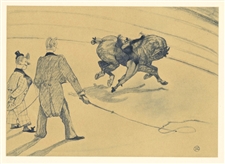 Toulouse-Lautrec  lithograph Circus Cirque