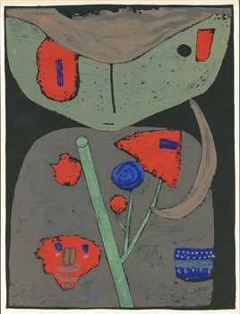 Paul Klee serigraph Figure of the Oriental Stage