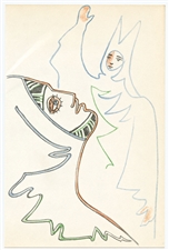 Jean Cocteau original lithograph