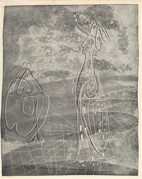 Pablo Picasso zincograph for La Chevre-Feuille