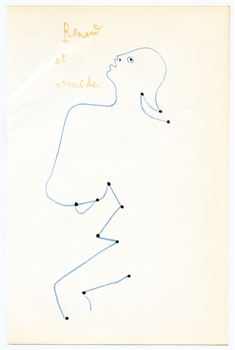 Jean Cocteau original lithograph