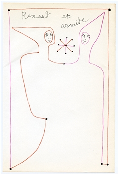 Jean Cocteau original lithograph