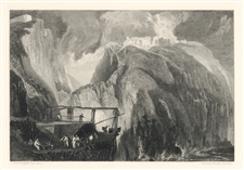 J. M. W. Turner engraving Tintagel Castle