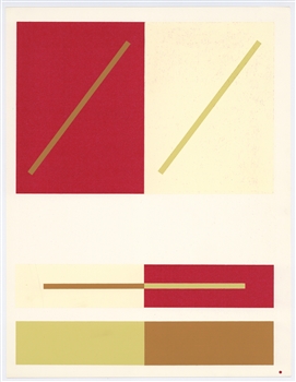 Josef Albers silkscreen | Interaction of Color, 1963