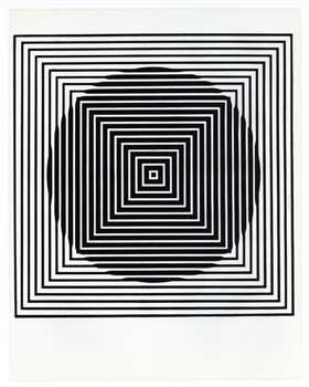 Victor Vasarely screenprint 1969