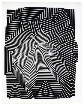 Victor Vasarely screenprint 1965